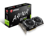 MSI Gaming GeForce GTX 1080 ARMOR 8G OC GDDR5X VR Ready Graphics Card