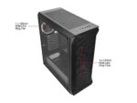SAMA Tank 3 Steel Tempered Glass ATX Mid Tower Gaming Computer Case - Image 10
