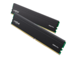Crucial Pro 32GB Kit (2x16GB) DDR4-3200 UDIMM Desktop Gaming Memory RAM- Black