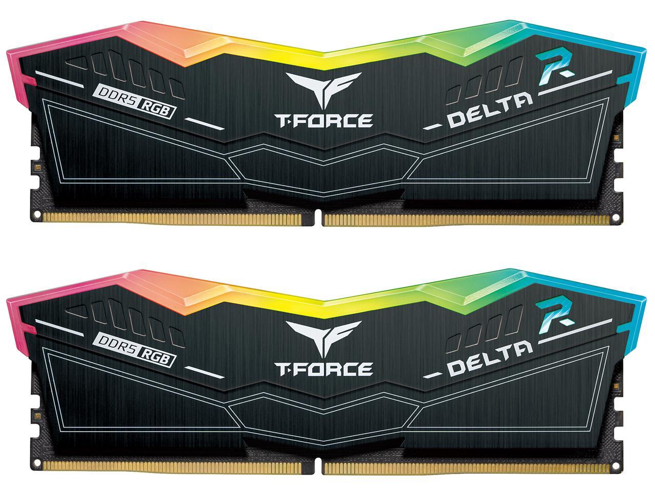 20-331-923-01 TEAMGROUP T-Force Delta RGB DDR5 Ram 32GB (2x16GB) 6000MHz PC5-44800 CL36 Desktop Memory Module Ram - Image 1