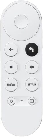 Google Chromecast 4k & HD Snow Streaming Media Player Remote Control GA01919REM GA01919-US - Image 2