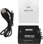 HDMI to AV Converter, HDMI to RCA Adapter, 1080p Video Converter Adapter - Image 2