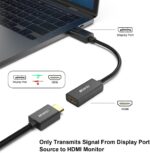 DisplayPort to HDMI Gold Plated Adapter (Male to Female) - Image 4