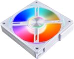 Lian Li UNI Fan AL AL120 RGB Daisy Chain ARGB 120mm UF-AL120-3W White x3 Computer Case Fans - Image 6