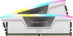 Corsair Vengeance RGB DDR5 32GB (2x16GB) 5600MHz C36 Intel Desktop Memory White