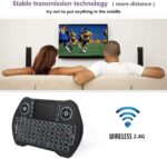 Wireless Mini Keyboard Remote Control Touchpad Mouse Combo Controller for Smart TV Android TV Box - Image 2