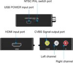 HDMI to AV Converter, HDMI to RCA Adapter, 1080p Video Converter Adapter - Image 6
