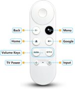 Google Chromecast 4k & HD Snow Streaming Media Player Remote Control GA01919REM GA01919-US - Image 8
