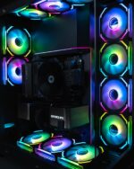 AsiaHorse COSMIQ Uni Fan Daisy Chain 120mm RGB Gaming Computer Case Fans 3Pack - Image 8