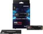 Samsung 990 PRO 1TB PCIe Gen4. X4 NVMe M.2 Internal SSD (MZ-V9P1T0B/AM)