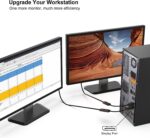 DisplayPort to HDMI Gold Plated Adapter (Male to Female) - Image 6