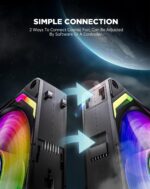 AsiaHorse COSMIQ Uni Fan Daisy Chain 120mm RGB Gaming Computer Case Fans 3Pack - Image 3