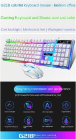 G21B Keyboard And Mouse USB Wired RGB Gaming Keyboard Mouse Combo - Image 7