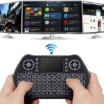 Wireless Mini Keyboard Remote Control Touchpad Mouse Combo Controller for Smart TV Android TV Box