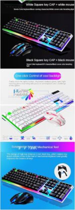 G21B Keyboard And Mouse USB Wired RGB Gaming Keyboard Mouse Combo - Image 8