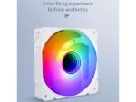 SAMA ARGB PC Case Fan 120mm Fan 12V 5V 3Pin High Performance High Airflow FAN Quiet Edition Computer Case Fan Whit - Image 4