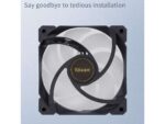 SAMA ARGB PC Case Fan 120mm Fan 12V 5V 3Pin High Performance High Airflow FAN Quiet Edition Computer Case Fan - Image 5