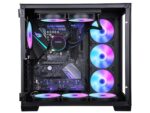 SAMA A711 Tempered Glass 4x ARGB Fans Type-C ATX Mid Tower Gaming Computer Case Black - Image 8