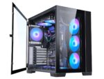 SAMA A711 Tempered Glass 4x ARGB Fans Type-C ATX Mid Tower Gaming Computer Case Black - Image 9