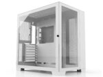 SAMA A711 Tempered Glass 4x ARGB Fans Type-C ATX Mid Tower Gaming Computer Case White - Image 4