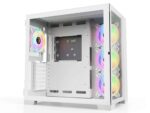 SAMA A711 Tempered Glass 4x ARGB Fans Type-C ATX Mid Tower Gaming Computer Case White - Image 5