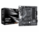 ASRock B450M PRO4 R2.0 AM4 AMD Promontory SATA 6Gb/s Micro ATX AMD Motherboard