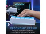 Dierya DK61se Mechanical Keyboard: LED Backlit, 61 Anti-Ghosting Keys, Ultra-Compact USB-C Gaming Mini Keyboard - Image 3