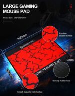 T-Wolf Gaming Combo TF800 Keyboard Mouse Headphone Mouse Pad Wired LED RGB Backlight Bundle For Gaming. - Image 5