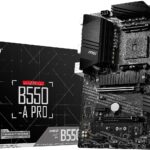 MSI PRO B550-A PRO AM4 AMD B550 SATA 6Gb/s USB 3.0 ATX Desktop Gaming AMD Motherboard