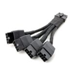 Rtx 4080 , RTX 4090 Pcie 5.0 Extension Cable, Sleeved 16 Pin Male to 4X 8Pin Female GPU Cable 12+4Pin 12VHPWR 600W PCIE Video Graphics Card 16Pin Power Supply Adapter - Image 6