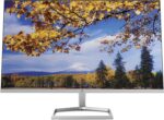 HP M27f Monitor - 27 Inch Screen, Full HD IPS Display, 75Hz, 5ms Response Time, VGA, 2xHDMI, TFT Monitor Silver/Black