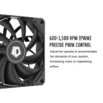 ID-COOLING SE-224-XTS White CPU Cooler 4 Heatpipes CPU Air Cooler 120mm PWM Fan - Image 5