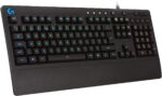 Logitech G213 Prodigy RGB Gaming Keyboard - Spill-Resistant, Black