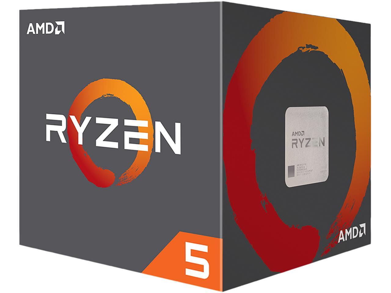 19-113-497-V01 AMD Ryzen 5 2600X 3.6 GHz Six-Core AMD AM4 Unlocked Desktop Processor with Wraith Spire Cooler - Image 1