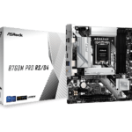ASRock B760M PRO RS LGA 1700 Intel B760 SATA 6Gb/s Micro ATX Motherboard