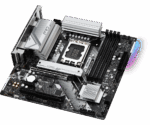 ASRock B760M PRO RS LGA 1700 Intel B760 SATA 6Gb/s Micro ATX Motherboard - Image 4
