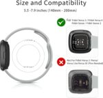 Silicone Bands Fitbit Versa 4,Fitbit Sense 2 ,Soft Straps Replacement Wristbands Versa 3 & Versa 4 / Sense & Sense 2 Smart Watch - Image 7