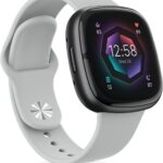 Silicone Bands Fitbit Versa 4,Fitbit Sense 2 ,Soft Straps Replacement Wristbands Versa 3 & Versa 4 / Sense & Sense 2 Smart Watch