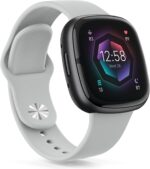 Silicone Bands Fitbit Versa 4,Fitbit Sense 2 ,Soft Straps Replacement Wristbands Versa 3 & Versa 4 / Sense & Sense 2 Smart Watch