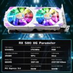 AMD Radeon RX 580 2048SP 8G Graphic Cards (with RGB Fans) Gaming Gpu Card - Image 6