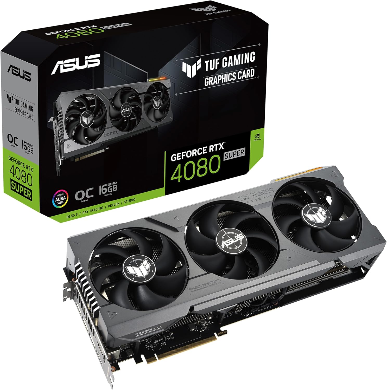 81rCZZvkIVL._AC_SL1500_ Asus Tuff NVIDIA GeForce RTX™ 4080 Super OC Edition 16GB GDDR6X Gaming Graphics Card PCIe 4.0 - Image 1
