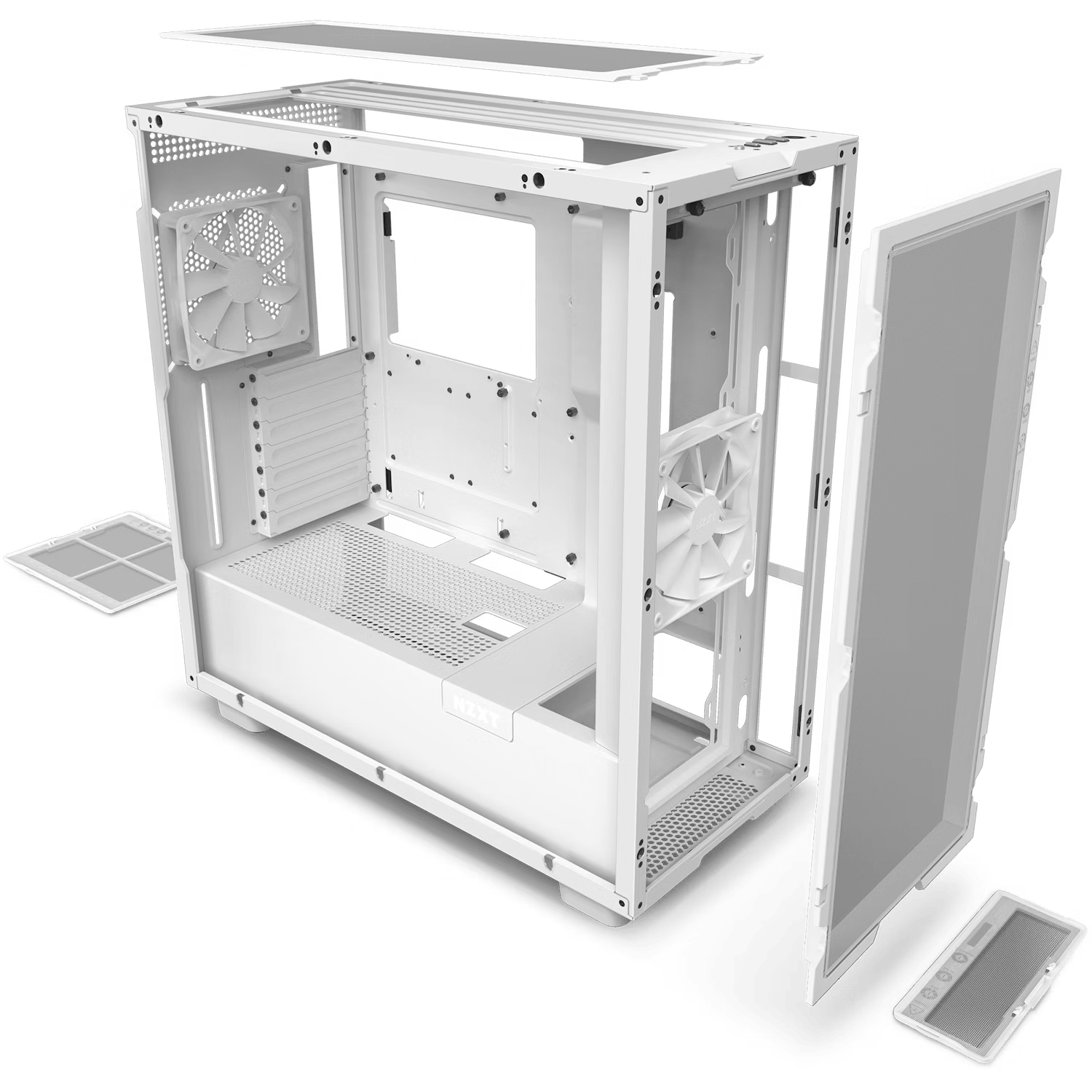 NZXT H7 Flow - CM-H71FW-01 - ATX Mid Tower PC Gaming Case