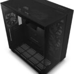 NZXT H9 Flow CM-H91FB-01 Dual-Chamber ATX Mid-Tower Gaming Pc Computer Case Black
