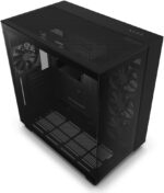 NZXT H9 Flow CM-H91FB-01 Dual-Chamber ATX Mid-Tower Gaming Pc Computer Case Black