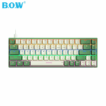 BOW G68S Wired Mechanical Keyboard 68 Keys ABS Hot-swappable Mixed light Detachable Type-C Wired Gaming Keyboards - Image 2