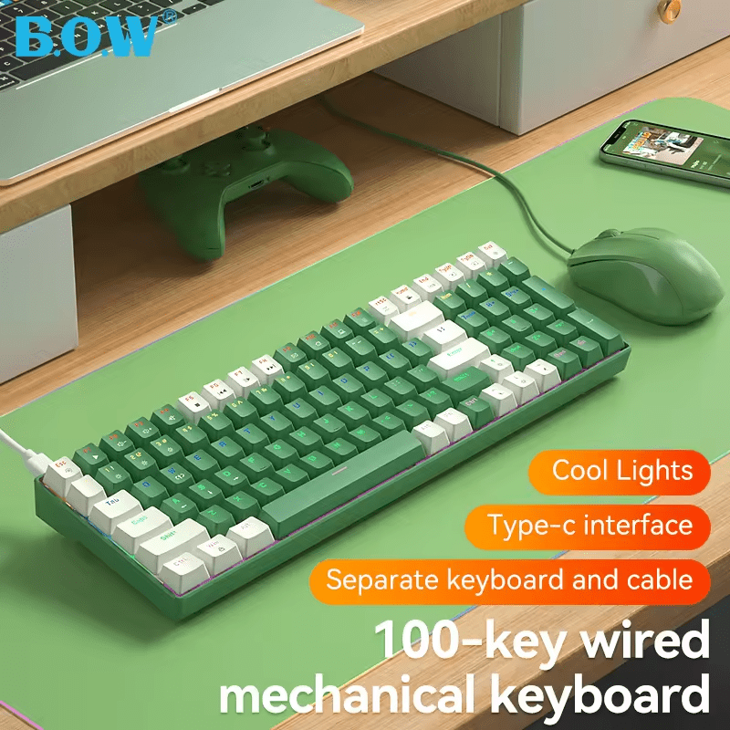 H1add7632c1b6459e96183d22d9ade69cd MECHANICAL GAMING KEYBOARD on a desk