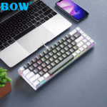 BOW G68S Wired Mechanical Keyboard 68 Keys ABS Hot-swappable Mixed light Detachable Type-C Wired Gaming Keyboards - Image 3
