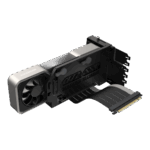 Cooler Master MasterAccessory Vertical Graphics GPU Card Holder Kit V3 Premium Riser Cable PCI-E 4.0 - Image 4