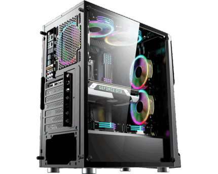 MSI MAG LAEVATAIN 100L Mid Atx Tower Gaming Computer Case - Black