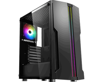 MSI MAG LAEVATAIN 100L Mid Atx Tower Gaming Computer Case - Black